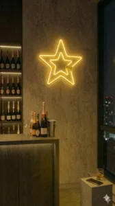 Estrela em LED 50cm
