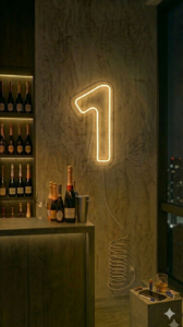 Números em LED 50cm