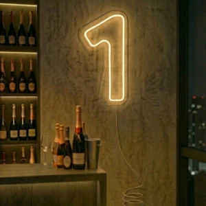 números em led 50cm — destaque a data ou idade do seu evento