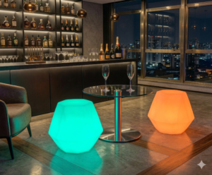 Puff Diamante LED RGB